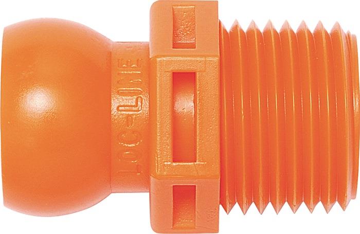 Gewindenippel Größe 1/2 ″ Beutel mit 4 Stück NPT R 1/2