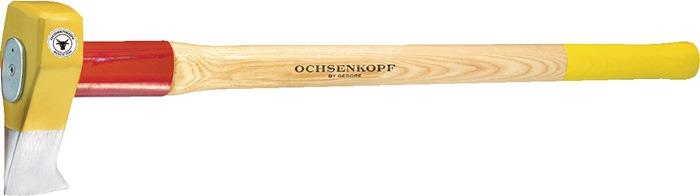 Holzspalthammer BIG-OX® 3000 g große Schlagfläche, Nase Knauf Hickory OCHSENKOPF