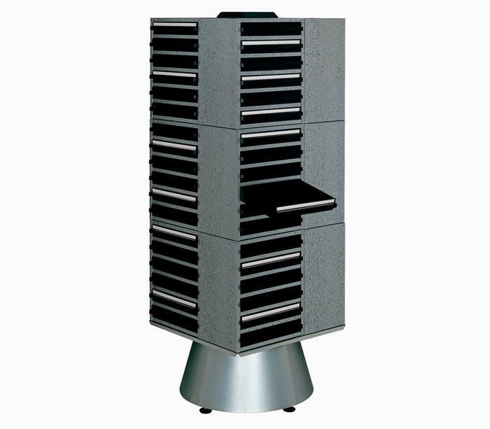 Drehturm B880xT880xH1600mm f.Magazine Serie 250 (leer) galv. RAACO