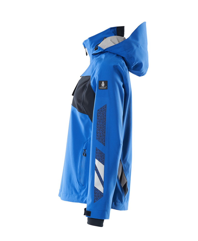 Damen-Passform Hard Shell Jacke ACCELERATE Azurblau/Schwarzblau 3XL