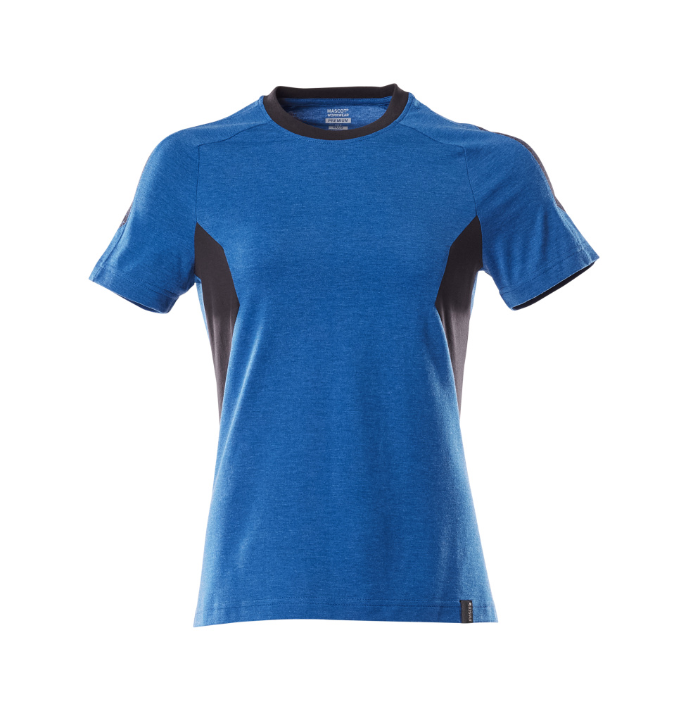 Damen-Passform T-Shirt ACCELERATE Azurblau/Schwarzblau 4XLONE