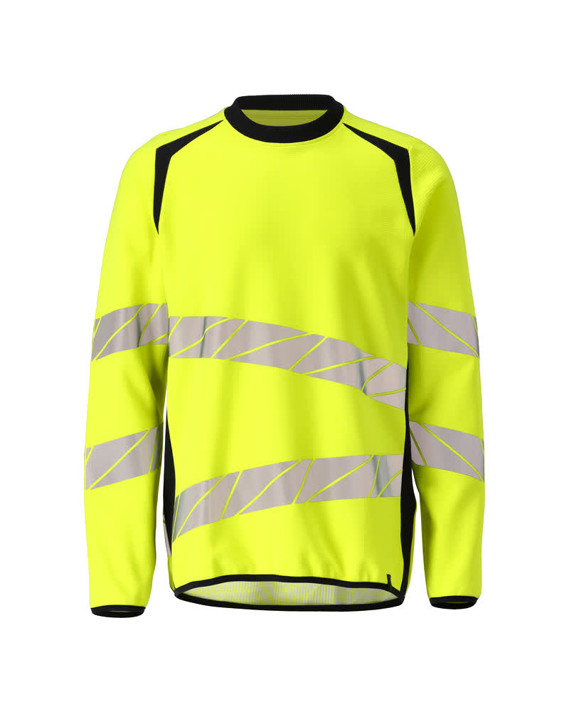 Sweatshirt ACCELERATE SAFE Hi-vis Gelb/Schwarzblau XL ONE