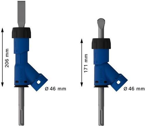 Spitzmeißel-Adapter EXPERT SDS Clean max SDS maxL.400mm Meißelschneide 25mm