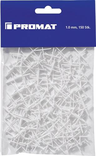 Fliesenkreuz 1mm 150 St./Btl.PROMAT