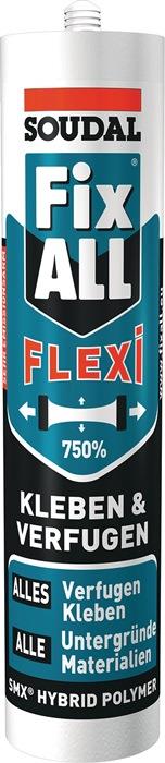 Kleb- und Dichtstoff Fix All Flexi weiß 470 g Kartusche SOUDAL