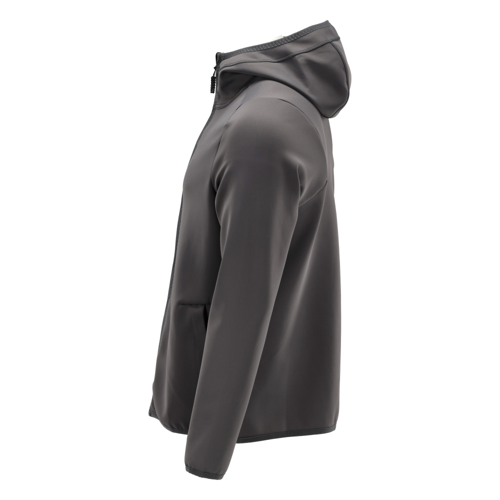 Fleecejacke mit Kapuze CUSTOMIZED Anthrazitgrau S
