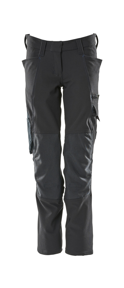 Damen-Passform PEARL Hose mit Knietaschen ACCELERATE Schwarzblau 76C34