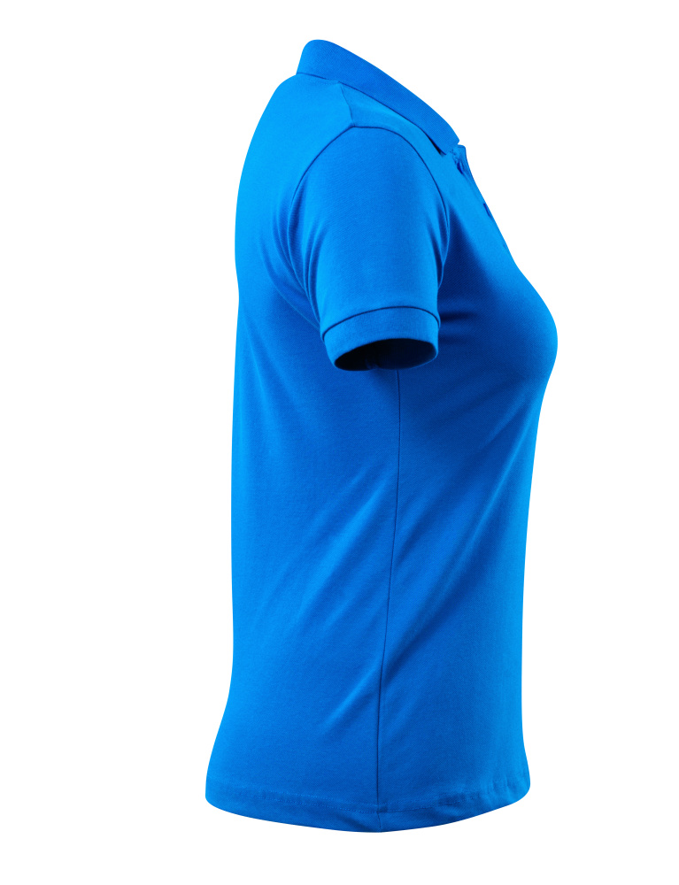 Damen-Passform Polo-Shirt CROSSOVER Azurblau L