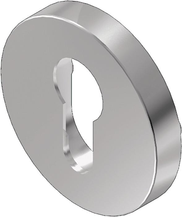 Feuerschutzrosette Rondo Edelstahl rund BKS