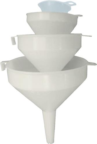 Trichterset 4-teilig 50,75,100,120mm Ku.(PE) REILANG