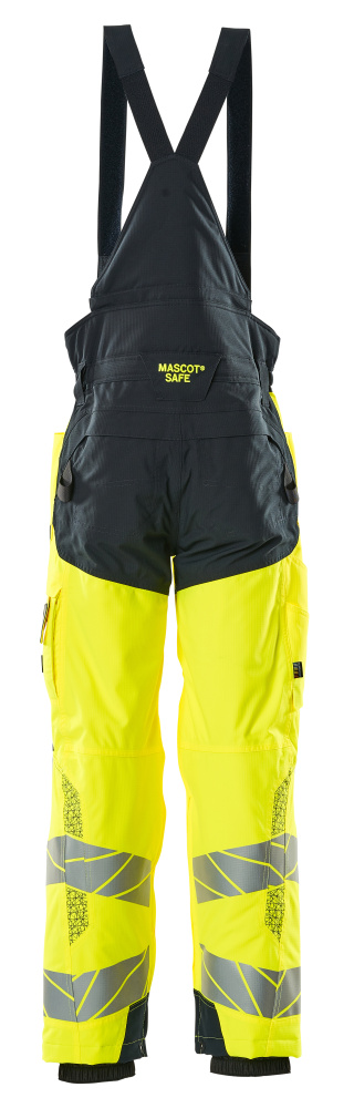 Winterhose ACCELERATE SAFE Hi-vis Gelb/Schwarzblau L