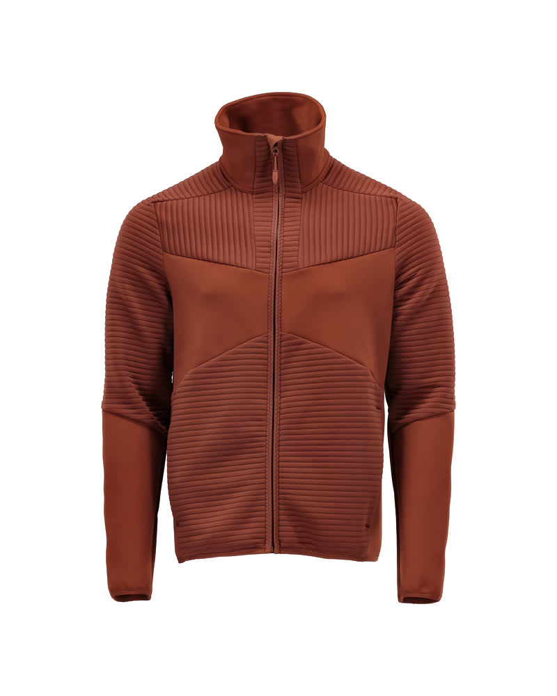 Fleecejacke CUSTOMIZED Herbstrot XS
