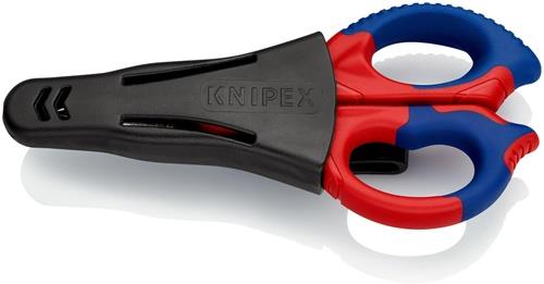 Elektriker-/Handwerkerschere L.155mm 2-K.-Hüllen KNIPEX