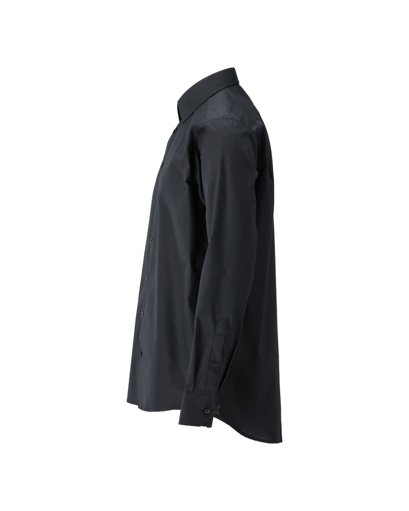 Hemd FRONTLINE Vollschwarz 39-40