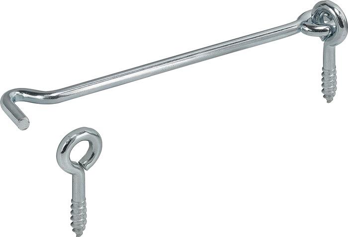 Sturmhaken 120 mm mit Öse zum Einschrauben 4,2 mm