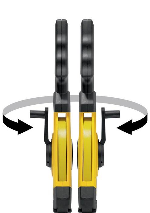 Rahmenbandmaß LBM 1000 STEEL mm EG II Stahlband PCABS / TPE 100 m