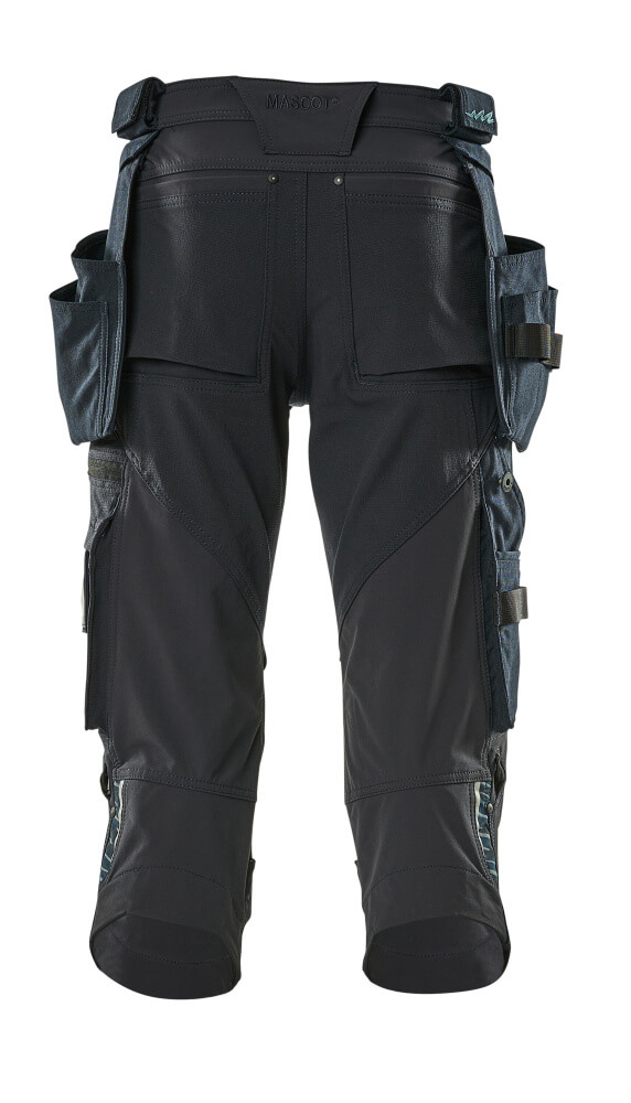 Dreiviertel-Hose mit Hängetaschen ADVANCED Schwarzblau C42