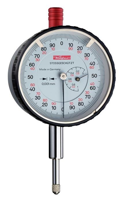 Messuhr mit Stoßschutz 1 mm FM1000 S