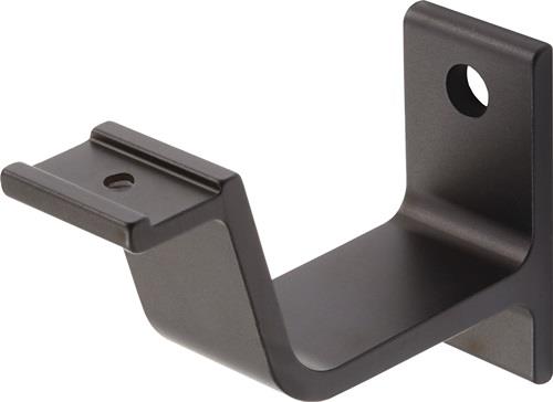 Handlaufträger 3551 Alu.schwarz ku.-besch.ger.Auflage HERMETA