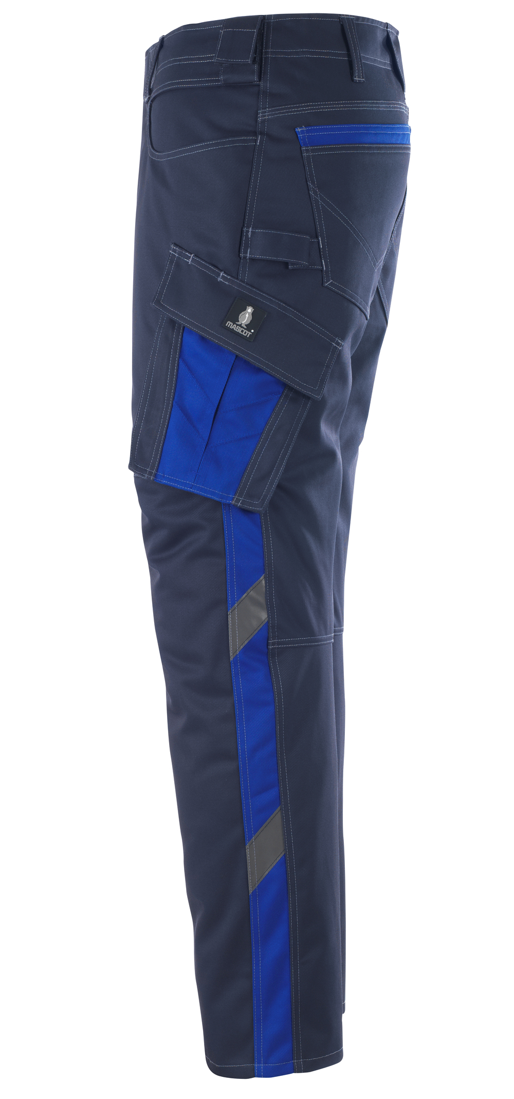 Hose mit Schenkeltaschen UNIQUE Schwarzblau/Kornblau 82C50