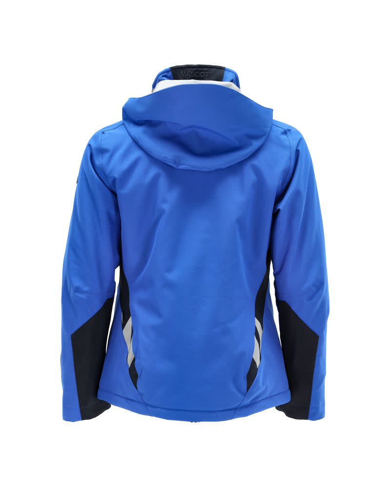 Damen-Passform Winterjacke ACCELERATE Azurblau/Schwarzblau 2XL