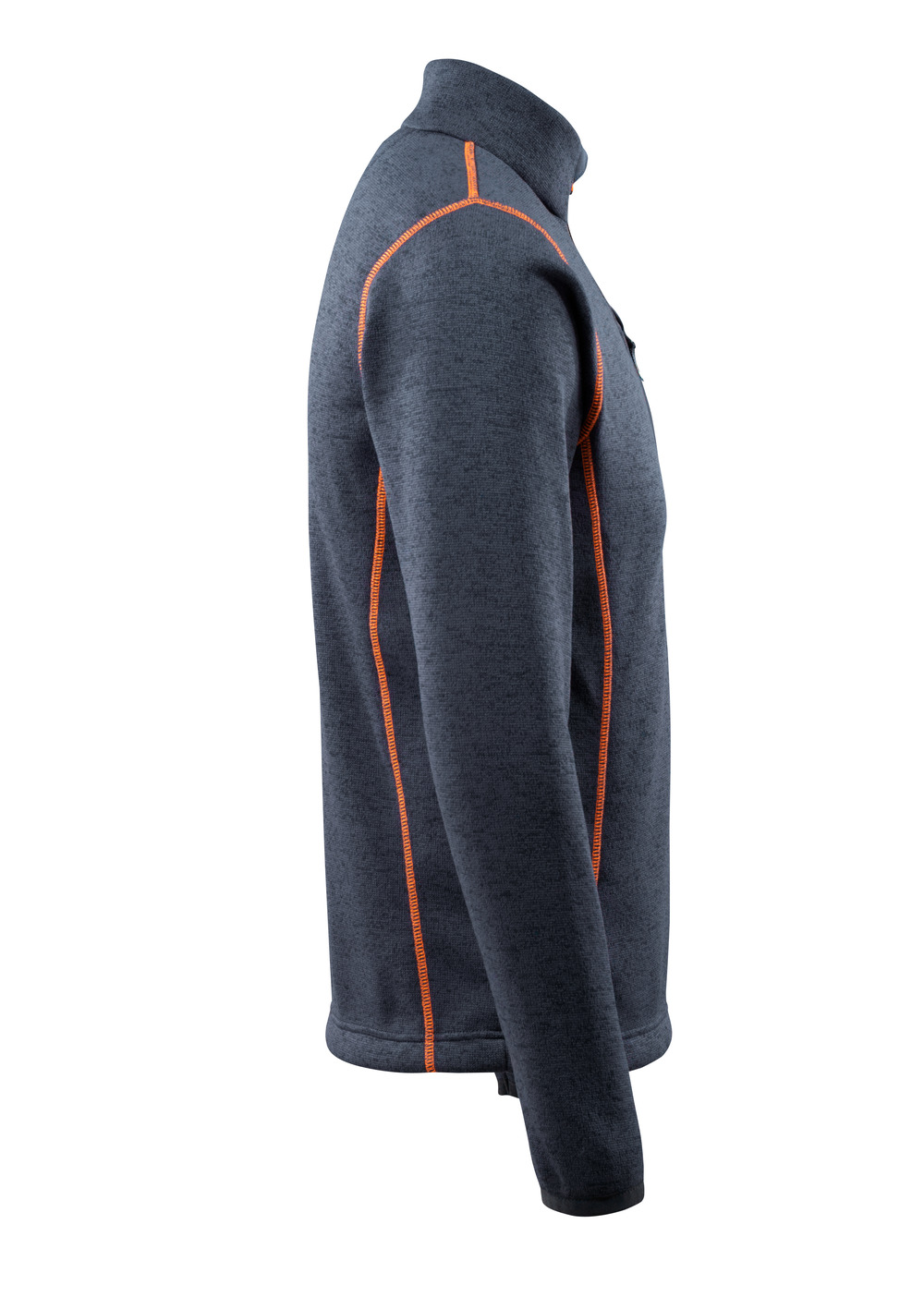 Strickpullover mit kurzem Reißverschluss HARDWEAR Schwarzblau M