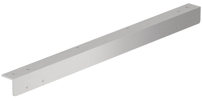 Sturzfutterwinkel für Gleitschiene G EMF XEA 140 ° silber P600