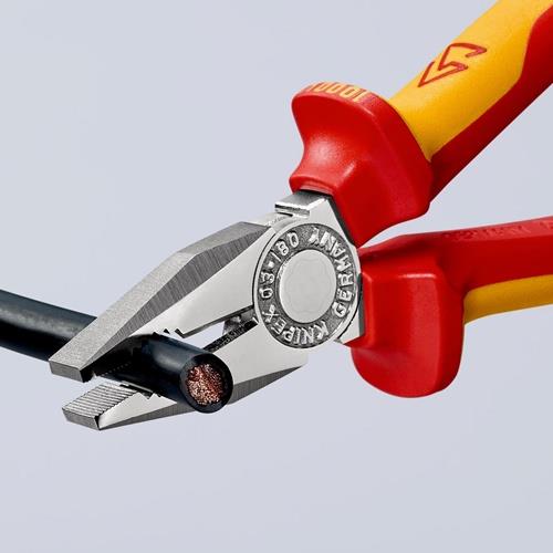 Kombizange L.160mm Mehrkomp.-Hüllen verchr.VDE KNIPEX
