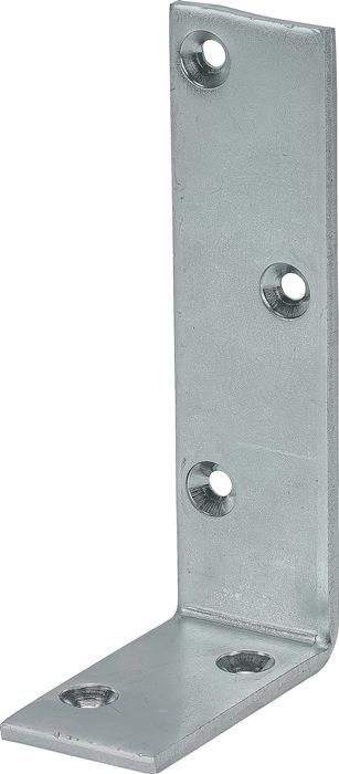 Winkel Länge 100 x 50 mm Breite 40 mm Stärke 5 mm Stahl blau verzinkt VORMANN