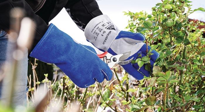 Schweißerhandschuhe Mühlheim Blue EN 388, EN 12477 PSAKategorie II 10