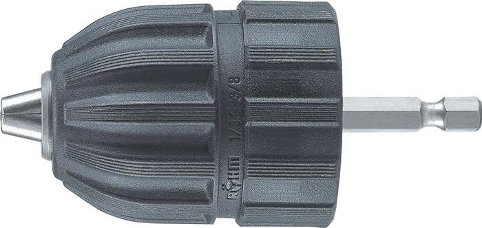 Schnellspannbohrfutter EXTRA80-RV Spann-Ø 1-10 mm 1/4″ Hex für Rechts- und Linkslauf Kunststoff RÖHM