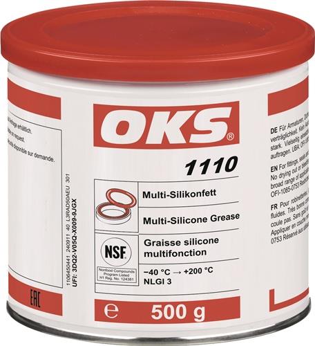 Multi-Silikonfett OKS 1110 NSF H1 transp.500g Dose OKS