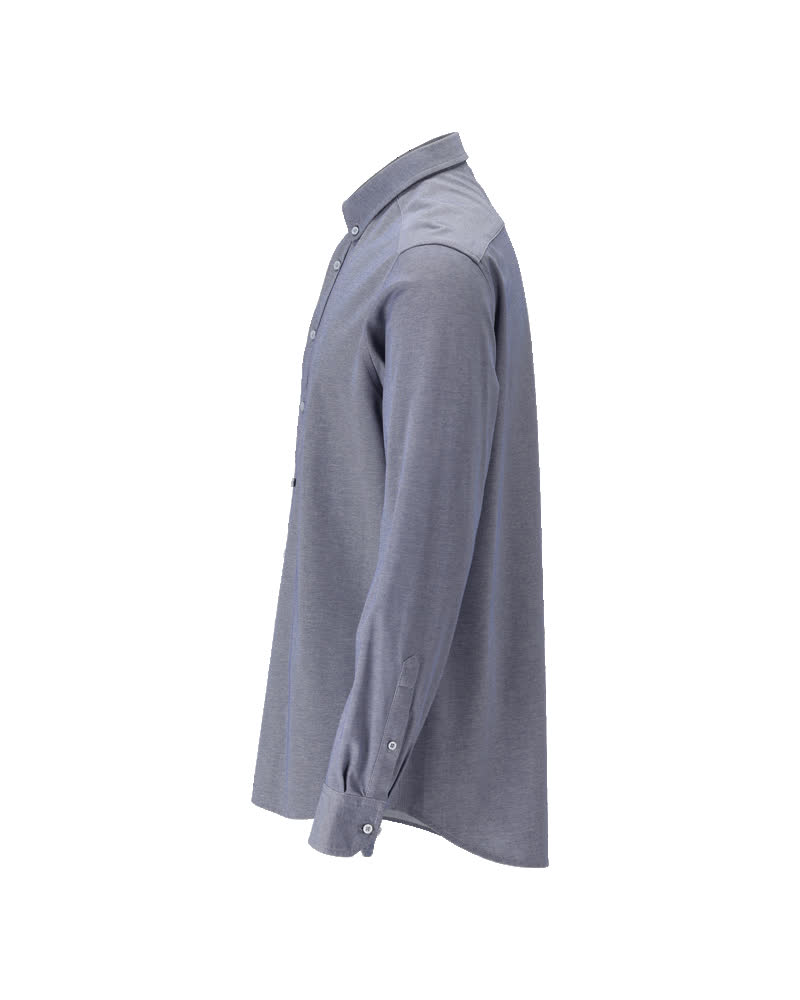 Hemd FRONTLINE Blau-meliert 39-40