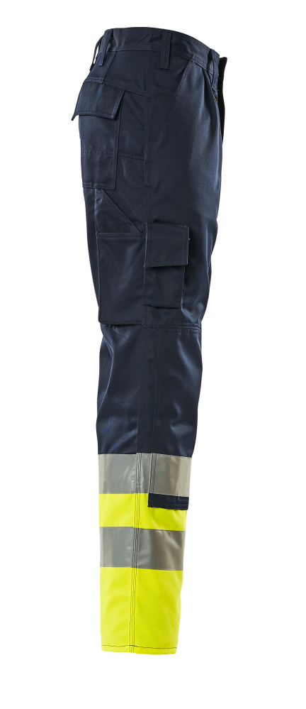 Hose mit Knietaschen SAFE COMPETE Marine/Hi-vis Gelb 82C45
