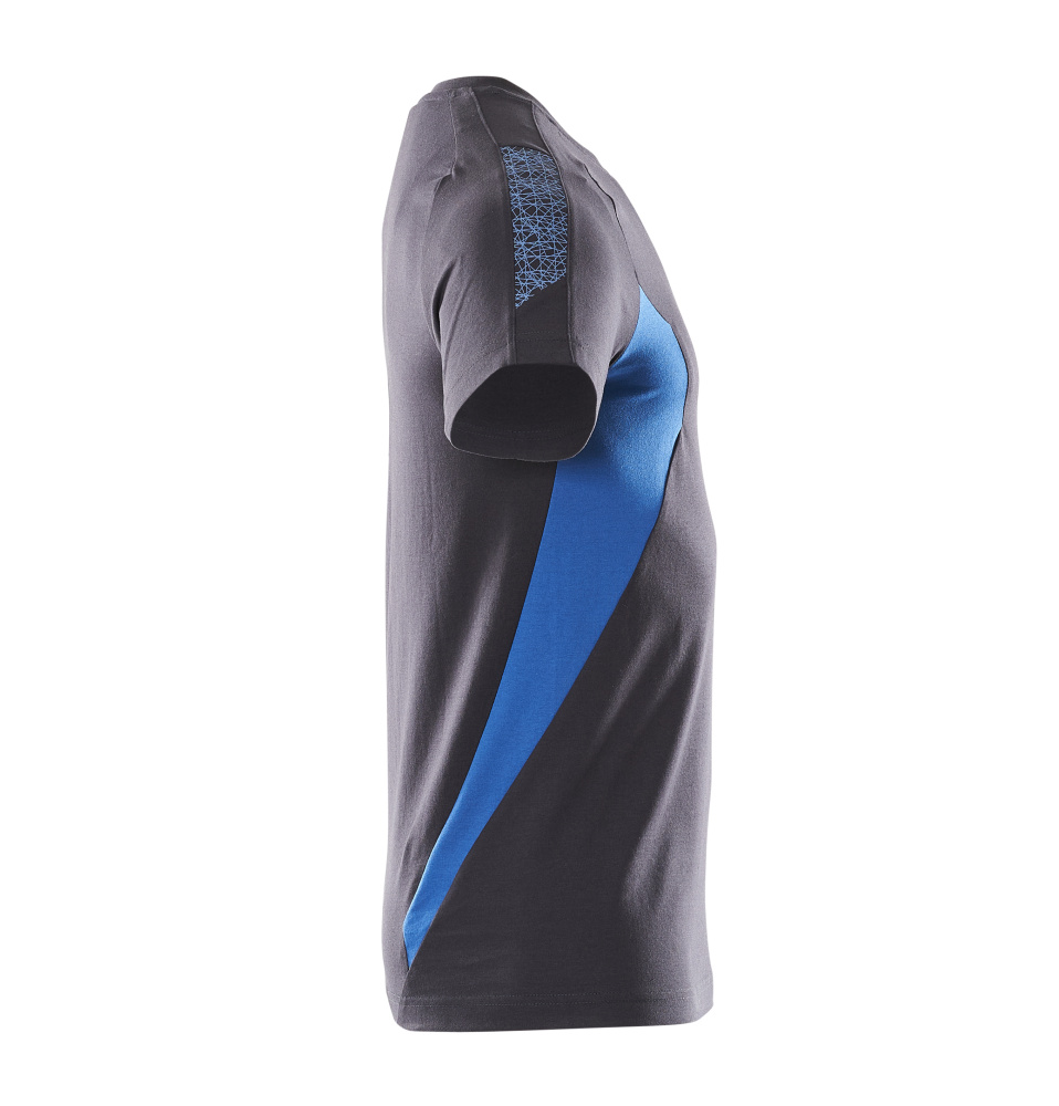 T-Shirt ACCELERATE Schwarzblau/Azurblau M  ONE