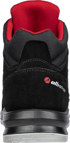 Sicherheitsstiefel CLIFTON MID Gr.44 schwarz/rot S3 SRC EN ISO 20345:2011