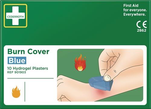 Pflaster Burn Cover Hydrogel 10 Pflaster/Pack CEDERROTH