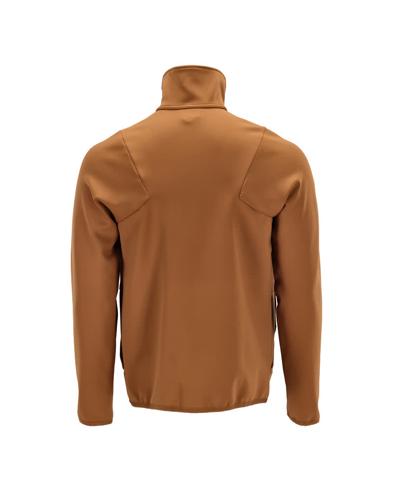 Fleecejacke CUSTOMIZED Nussbraun S