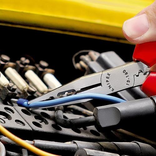 Verdrahtungszange L.160mm 0,5-0,75/1,5/2,5 mm² pol.Ku.-Überzug KNIPEX