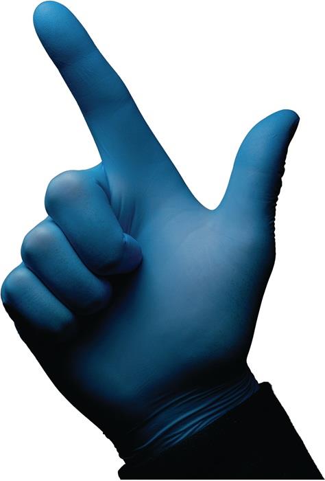 Einweghandschuhe Blue Eco Plus EN 374, EN 455, EN 21420 PSA Kategorie I 100 Stück / Box L