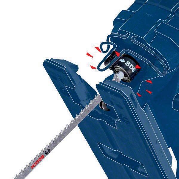 Stichsägeblatt Laminate Clean T 128 BHM Gesamtlänge 92 mm Zahnteilung 1,8 mm 3 Stück / Karte BOSCH