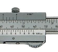 Taschenmessschieber DIN 862 DUO-FIX 150mm Schr./Momentf.eck.H.PREISSER