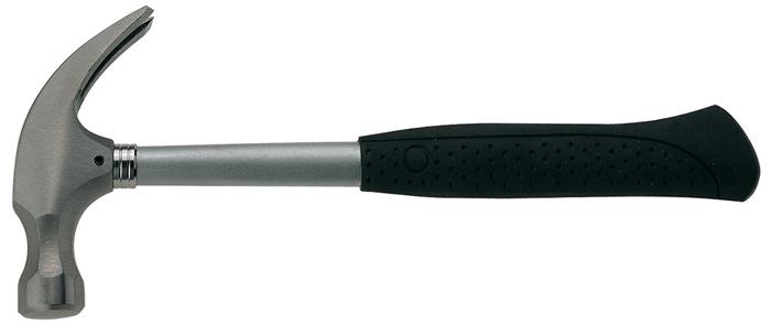 Klauenhammer 450 g Stiel Stahlrohr PROMAT