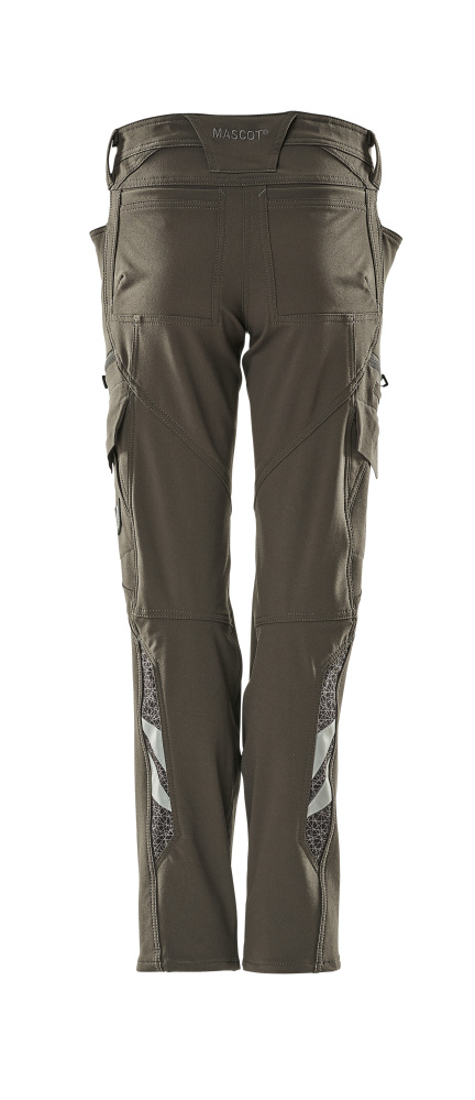 Damen-Passform PEARL Hose mit Schenkeltaschen ACCELERATE Dunkelanthrazit 76C38