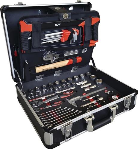 Werkzeugkoffer 134-tlg.im Alu.Rahmenkoffer NOW