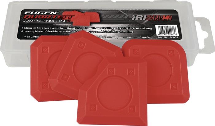 Fugenspachtel Fugen-Quartett passend für Keil- und Hohlfugen Kunststoff 4-teilig IRION