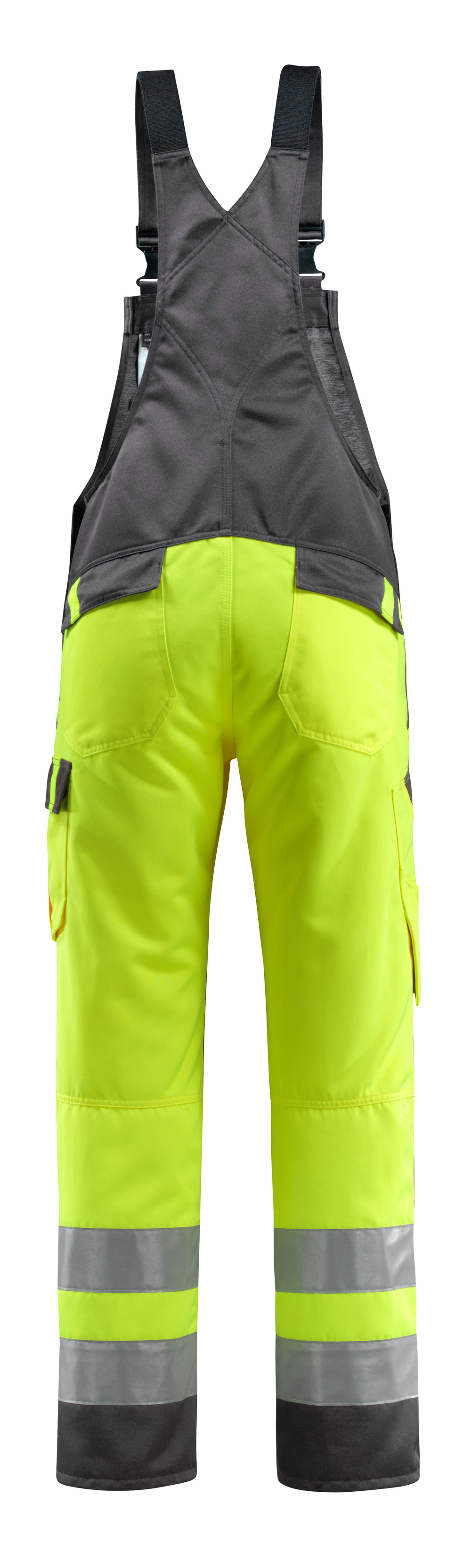 Latzhose mit Knietaschen SAFE LIGHT Hi-vis Gelb/Dunkelanthrazit 82C62