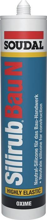Silikondichtstoff Silirub Bau N schwarz 300 ml Kartusche