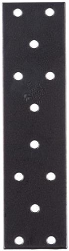 Lochplatte H155xB40xS2mm STA roh,verzinkt,schwarz ku.-besch.GAH