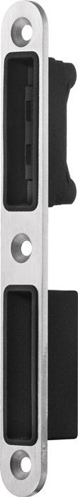 Zimmertür Einsteckschloss MG 50 SET Edelstahl abgerundet 20 mm